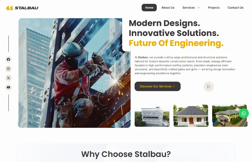 Stalbau project creative from the FYBB design archive